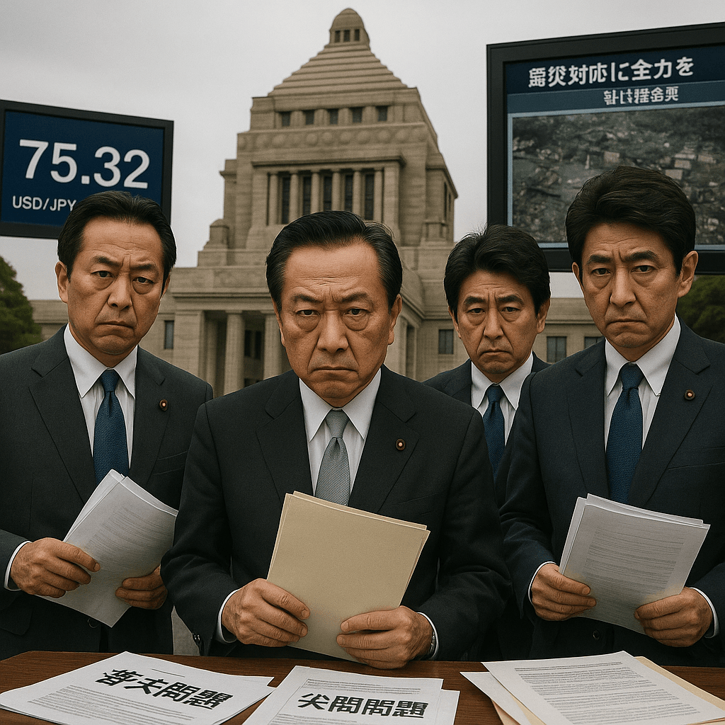 2010年代前半の民主党政権の時代を象徴する緊張感あふれる政治家たちの様子